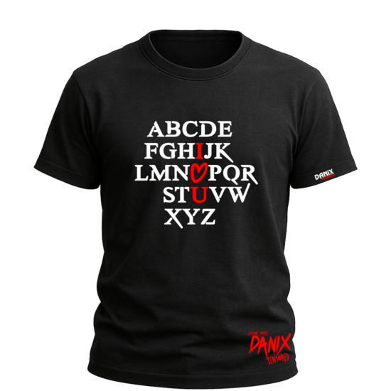 T-shirt A à Z (I LOVE YOU) [DANIX CENSORED]